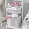 2 Or 4 Tier Rolling Laundry Hamper Cart With Removable Baskets And 360 Wheels For Easy Sorting In W