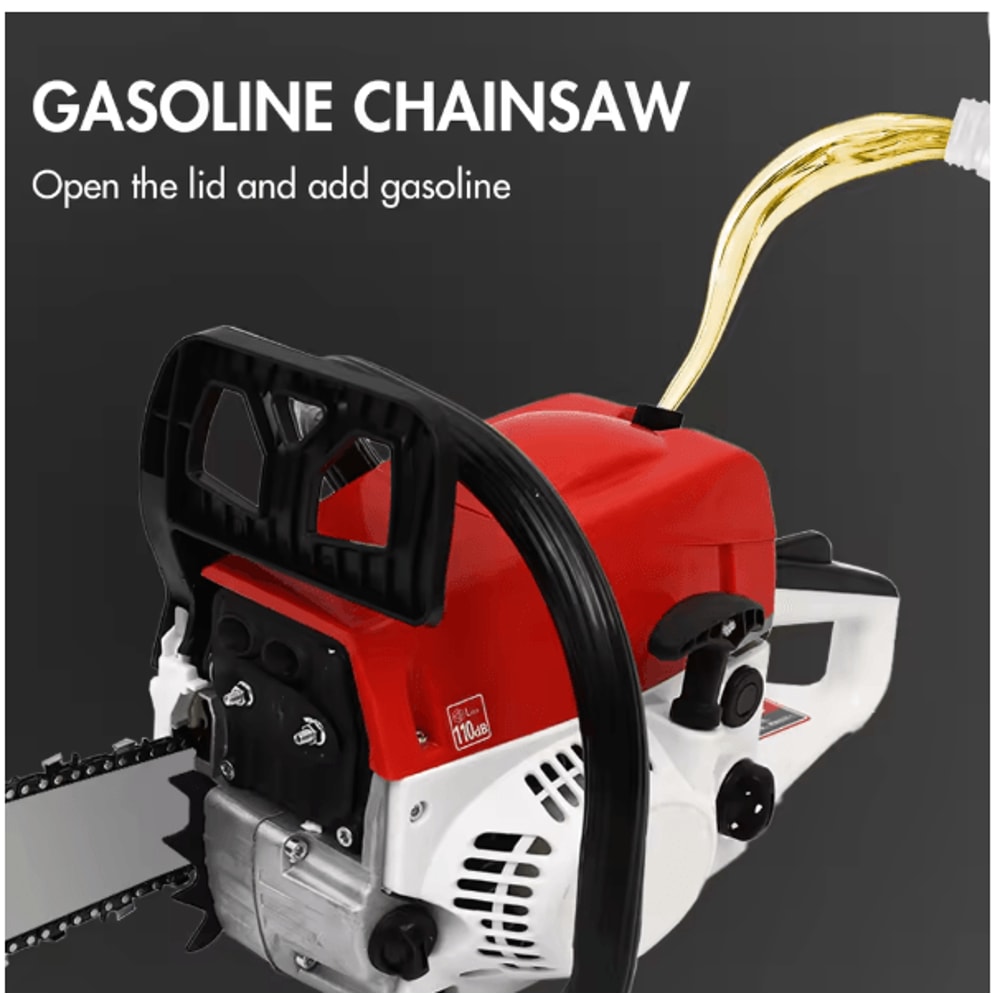 52cc 2 Stroke 20 Inch Gas Chainsaw Portable Air Cooled Wood Cutting Saw For Logging And Firewood 4