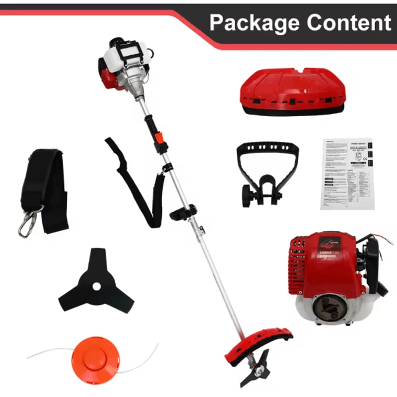 31cc 4 Stroke Gas Weed Eater Straight Shaft Trimmer Lightweight Cordless Weed Wacker For Lawn And G 0