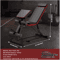 Premium Adjustable Weight Bench With 7Level Foldable Design Extended Headrest Leg Extension For Ho 1