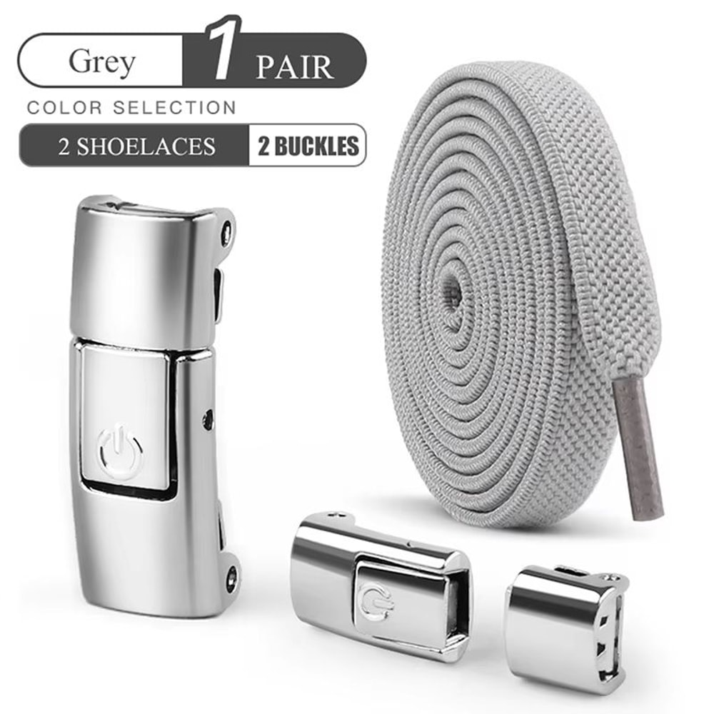 No Tie Shoelaces Press Lock Flat Laces 031in Wide For Sneakers Kids And Adults Quick Slip On Fit 8