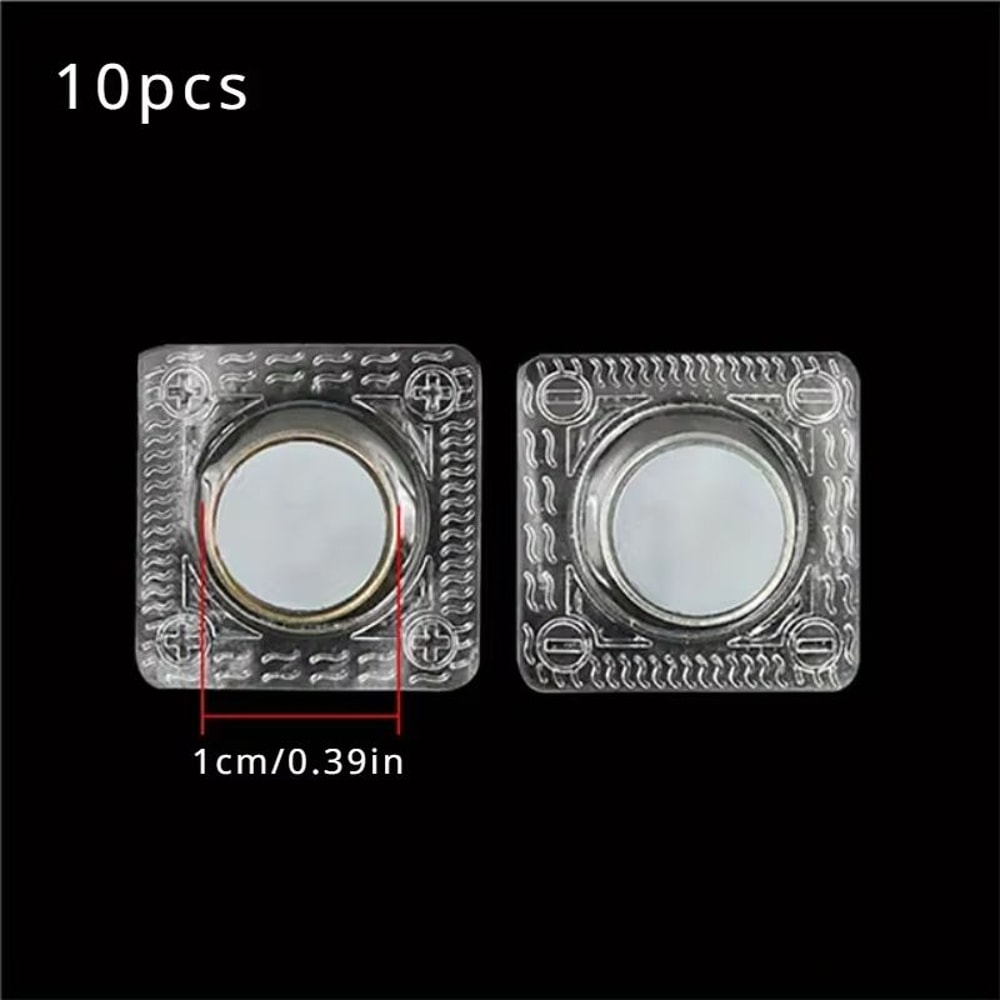 10pcs Magnetic Fasteners For Sewing Invisible Metal Snap Buttons For Clothing Bags And DIY Crafts 5
