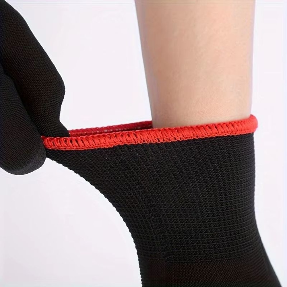 Breathable Nylon Work Gloves Uncoated Garden Gloves For Digging And Planting Lightweight FullFinger 1