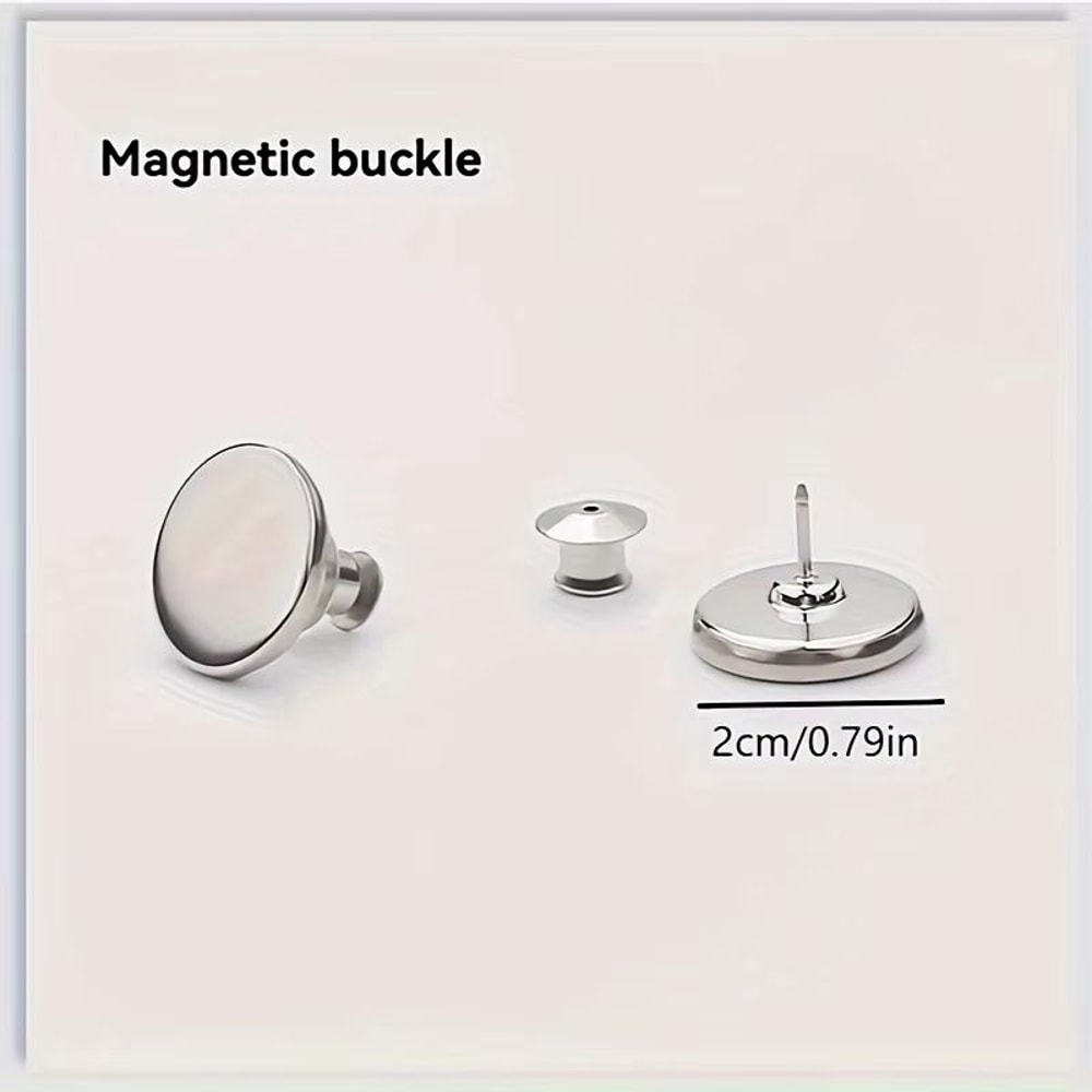 Modern Metal Magnetic Curtain Hooks WallMounted Magnetic Buckles For Easy Curtain Holdback 2