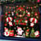 137pcs Christmas Window Clings Snowflake And Window Flower PVC Static Stickers For Glass Reusable W 13