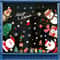 137pcs Christmas Window Clings Snowflake And Window Flower PVC Static Stickers For Glass Reusable W 7
