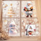 137pcs Christmas Window Clings Snowflake And Window Flower PVC Static Stickers For Glass Reusable W 8