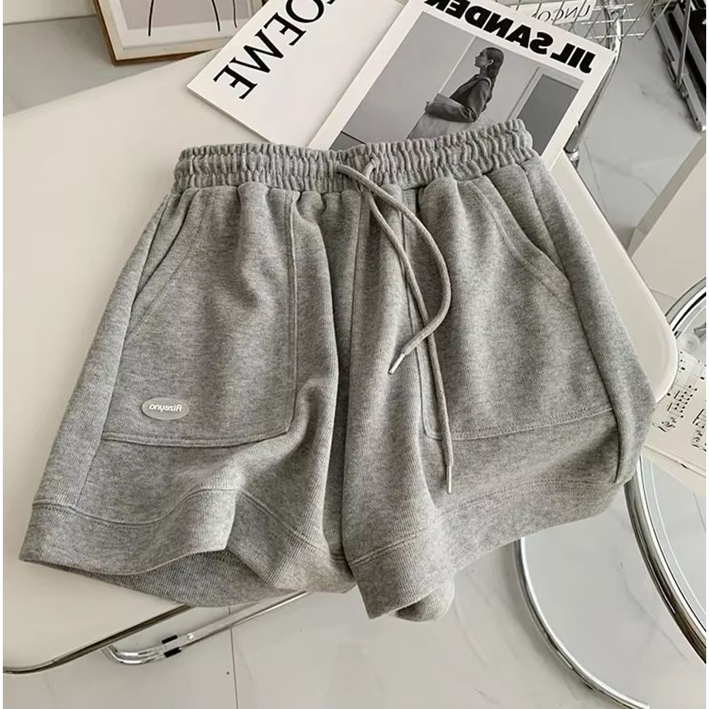 2026 Womens Wide Leg Shorts With Drawstring Loose Comfortable Fit And Slim Waist For Home Casual An 9