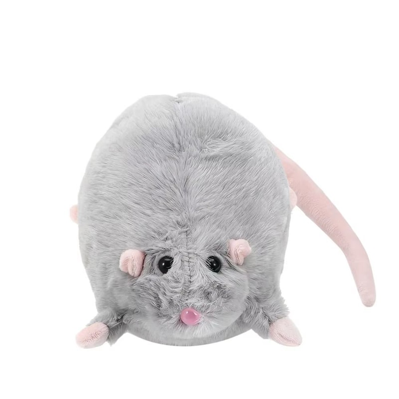 Cute Oversized Mouse Plush Doll With Flower Branch Soft Long Hug Pillow 1181in 1772in 3543in 7