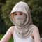 Unisex AntiUV Summer Hat With Breathable Mask Shawl Ice Silk Outdoor Sports Cap For Beach Hiking A 10
