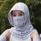 Unisex AntiUV Summer Hat With Breathable Mask Shawl Ice Silk Outdoor Sports Cap For Beach Hiking A 6