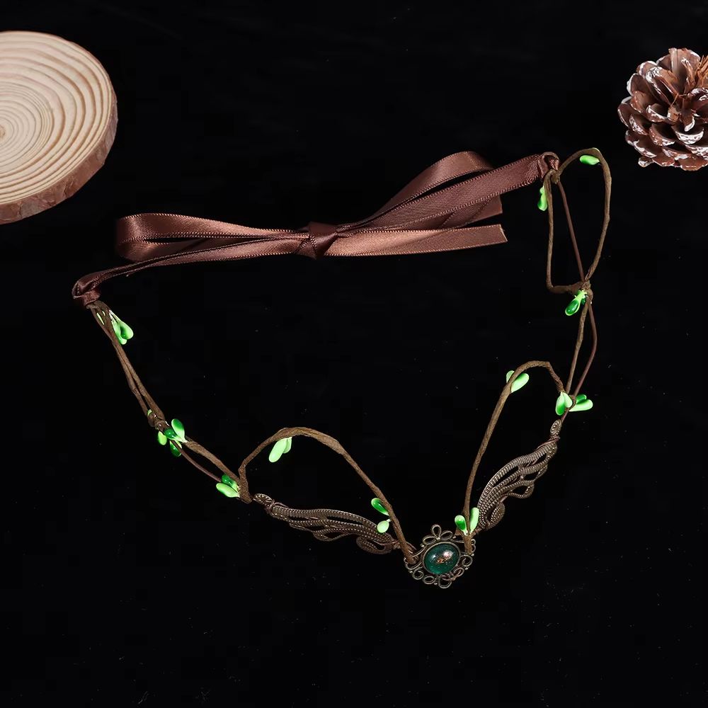 Elven Vine Elf Crown Tiara Headpiece For Fairy Witch And Woodland Looks Gothic Bridal Hair Accessor 3