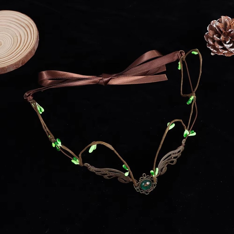 Elven Vine Elf Crown Tiara Headpiece For Fairy Witch And Woodland Looks Gothic Bridal Hair Accessor 3