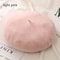 Women And Girls Wool Beret Hat Baggy Beanie Flat Cap Style Soft Felt Look For Autumn And Winter Out 24