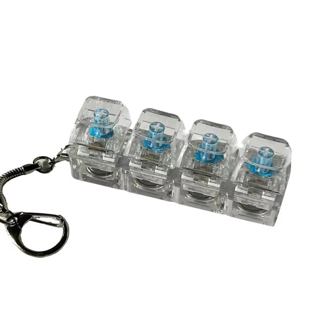 349Key Fidget Keycap Toy Keychain Stress Relief Button Press Pinching Toy For Adults 5