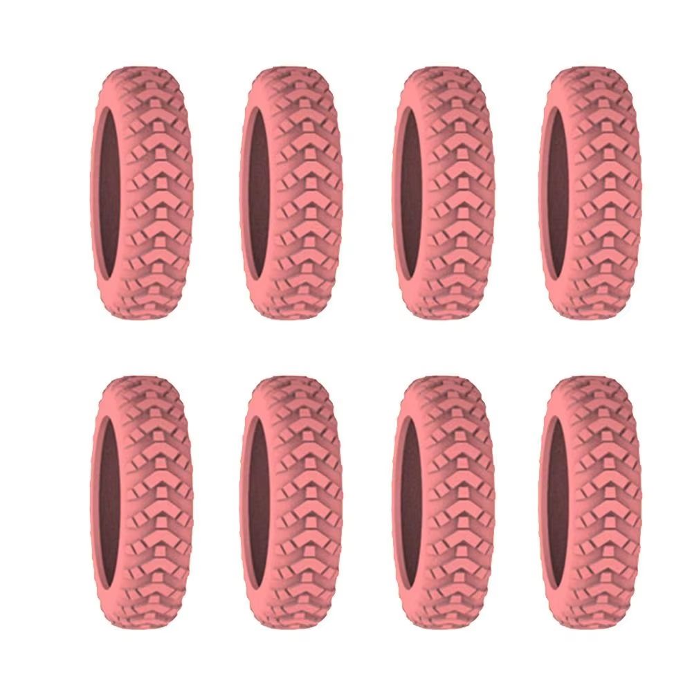 8pcs Silicone Luggage Wheel Covers For Suitcases NoiseReducing Caster Shoes With AntiWear Protectio 11