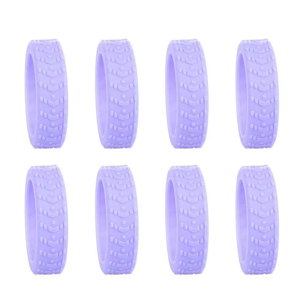 8pcs Silicone Luggage Wheel Covers For Suitcases NoiseReducing Caster Shoes With AntiWear Protectio 12