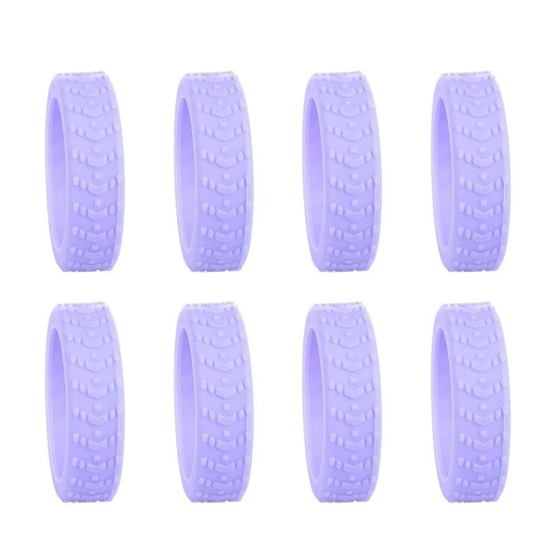 8pcs Silicone Luggage Wheel Covers For Suitcases NoiseReducing Caster Shoes With AntiWear Protectio 12