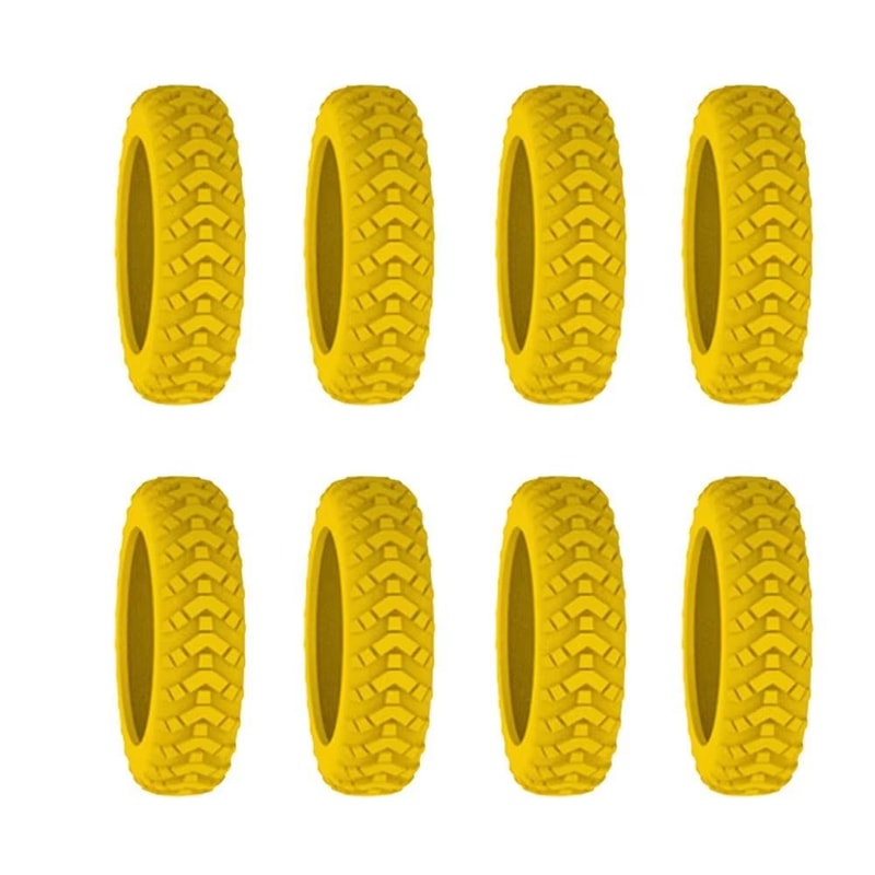 8pcs Silicone Luggage Wheel Covers For Suitcases NoiseReducing Caster Shoes With AntiWear Protectio 6