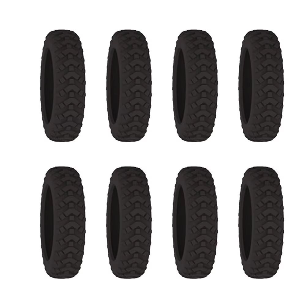 8pcs Silicone Luggage Wheel Covers For Suitcases NoiseReducing Caster Shoes With AntiWear Protectio 7