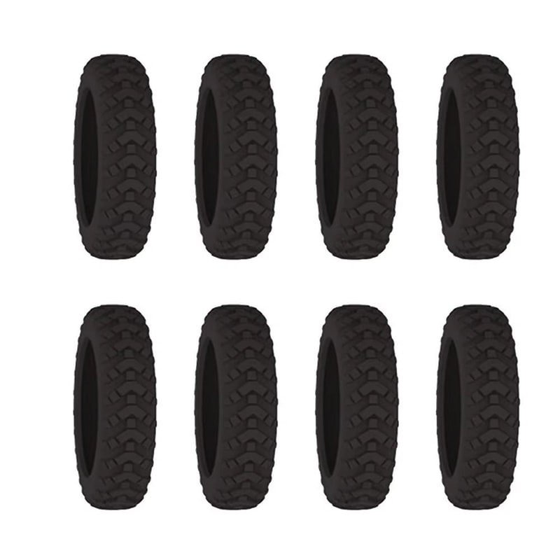 8pcs Silicone Luggage Wheel Covers For Suitcases NoiseReducing Caster Shoes With AntiWear Protectio 7