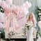 Large Satin Ribbon Bow Coquette Giant Hanging Bow Decoration For Wedding Backdrops Parties And Holi 1