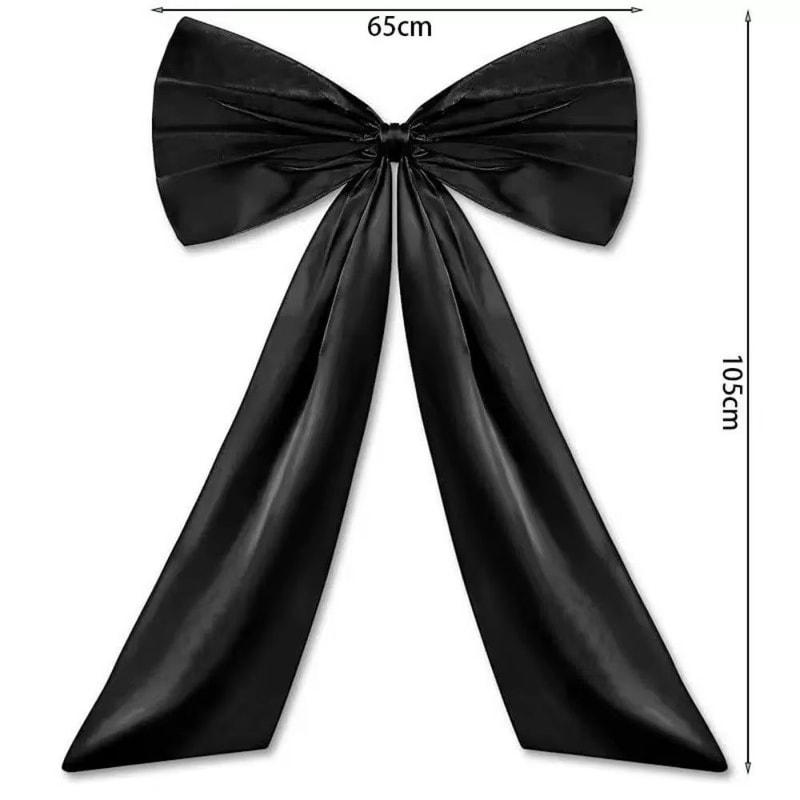 Large Satin Ribbon Bow Coquette Giant Hanging Bow Decoration For Wedding Backdrops Parties And Holi 5