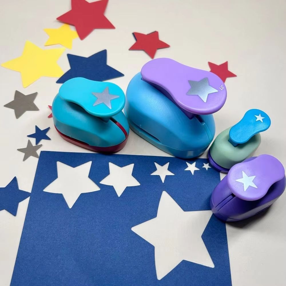 8mm To 75mm Heart Hole Punch And Star Shape Manual Paper Punch Tool For Scrapbooking Cards And DIY 1