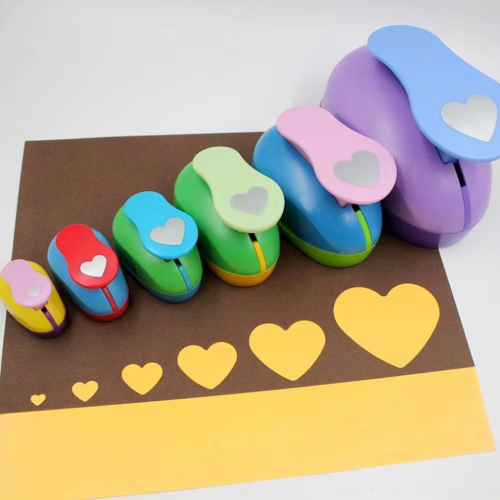 8mm To 75mm Heart Hole Punch And Star Shape Manual Paper Punch Tool For Scrapbooking Cards And DIY 2