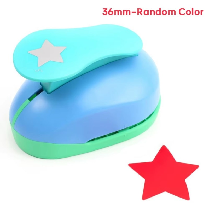 8mm To 75mm Heart Hole Punch And Star Shape Manual Paper Punch Tool For Scrapbooking Cards And DIY 6