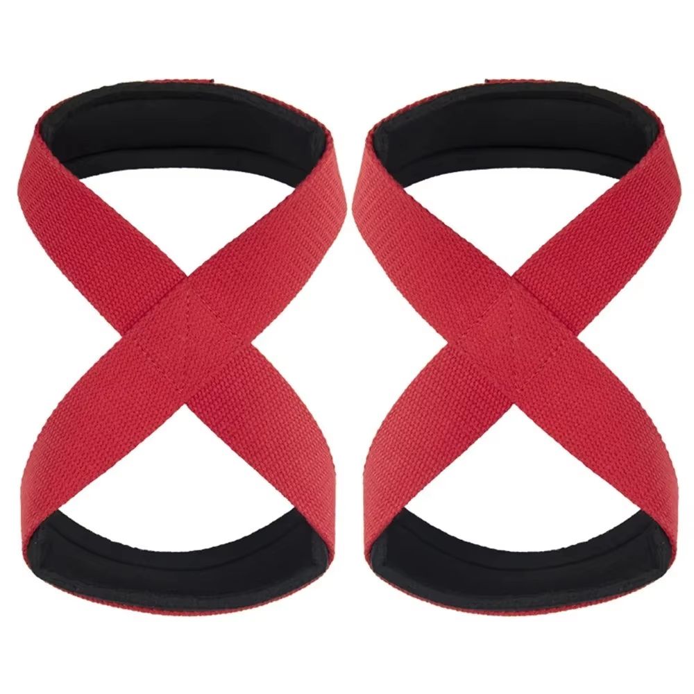 AntiSlip Weightlifting Wrist Straps Pair Adjustable Grip Support Wraps For Deadlifts Pull Days And 10