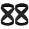AntiSlip Weightlifting Wrist Straps Pair Adjustable Grip Support Wraps For Deadlifts Pull Days And 6