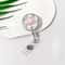 FloraClip Transparent Floral Retractable Badge Reel For ID Cards And Badges 10