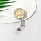 FloraClip Transparent Floral Retractable Badge Reel For ID Cards And Badges 11
