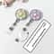 FloraClip Transparent Floral Retractable Badge Reel For ID Cards And Badges 1