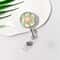 FloraClip Transparent Floral Retractable Badge Reel For ID Cards And Badges 6