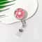 FloraClip Transparent Floral Retractable Badge Reel For ID Cards And Badges 7