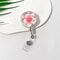 FloraClip Transparent Floral Retractable Badge Reel For ID Cards And Badges 8
