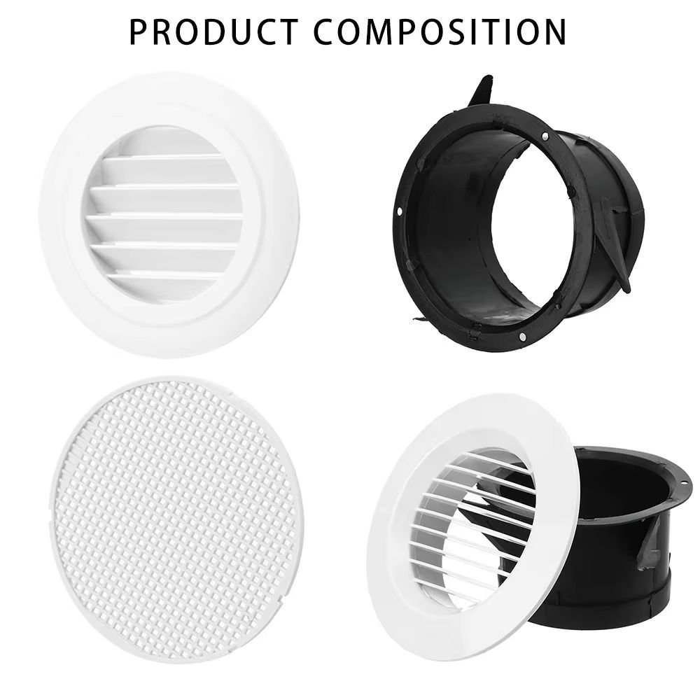 AirFlowPro 4in 6in Round Ventilation Grille Covers For Ducting Systems 0