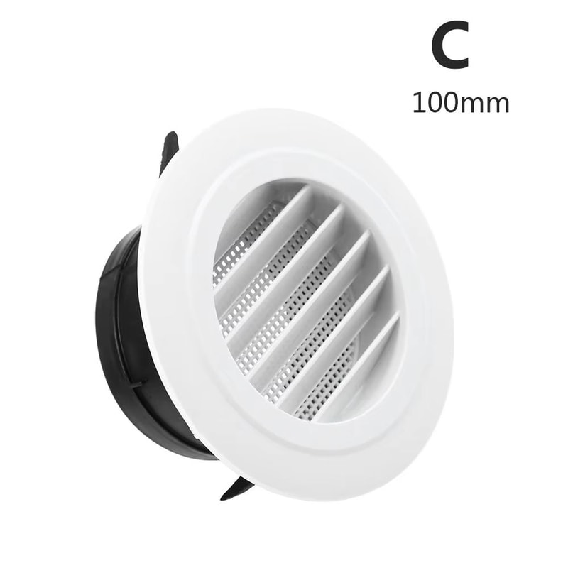 AirFlowPro 4in 6in Round Ventilation Grille Covers For Ducting Systems 9