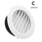 AirFlowPro 4in 6in Round Ventilation Grille Covers For Ducting Systems 12