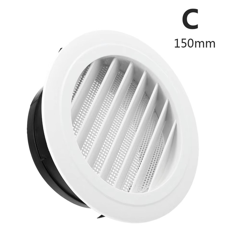 AirFlowPro 4in 6in Round Ventilation Grille Covers For Ducting Systems 12
