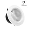 AirFlowPro 4in 6in Round Ventilation Grille Covers For Ducting Systems 6