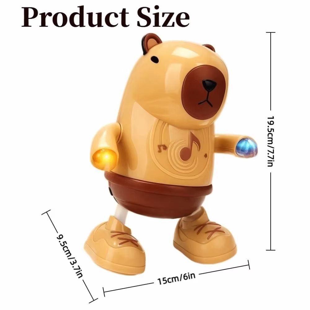 CapyBoogie Electric Dancing Capybara Toy With Music And Lights 5
