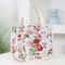 ThermaFlora Large Floral Print Insulated Lunch Bag With Portable Ice Pack 6