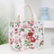 ThermaFlora Large Floral Print Insulated Lunch Bag With Portable Ice Pack 6