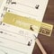 Cat Pattern Multifunctional Bookmark Ruler For Planners 0