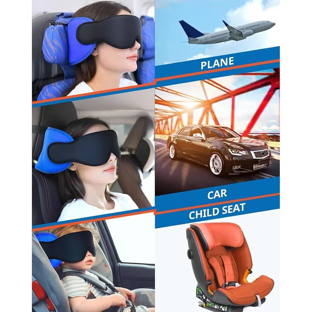 3D Contoured Travel Sleep Mask With Zero Eye Pressure And Total Blackout 3