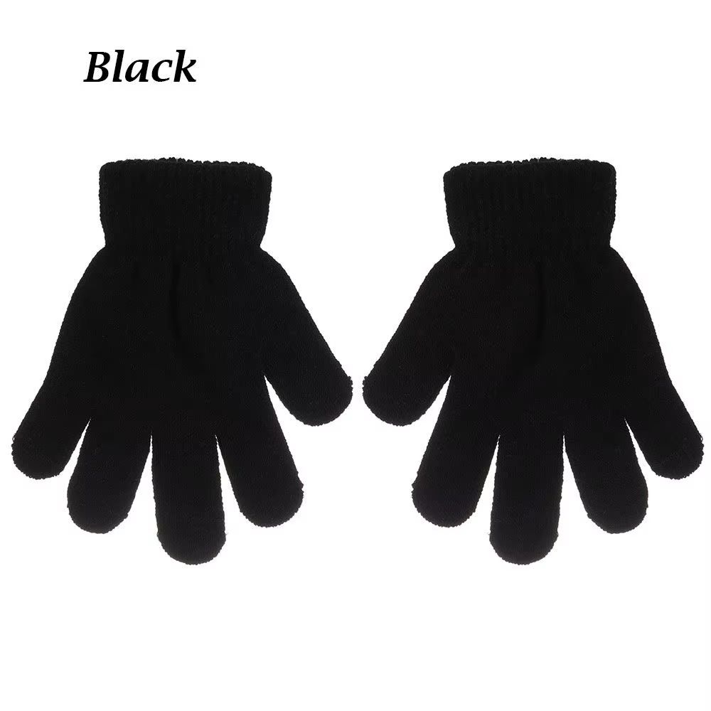 Stretchy Knitted Childrens Winter Warm FullFinger Gloves 11