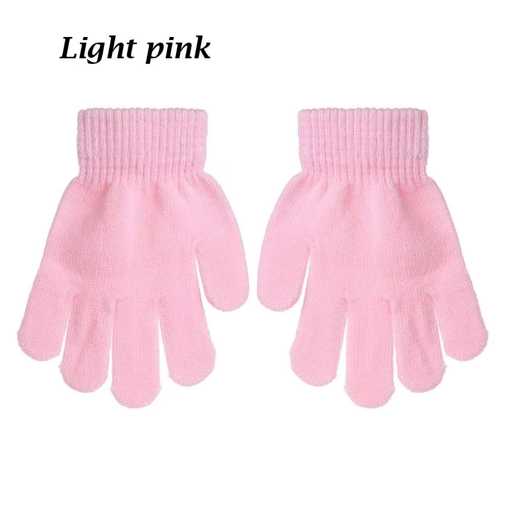 Stretchy Knitted Childrens Winter Warm FullFinger Gloves 14